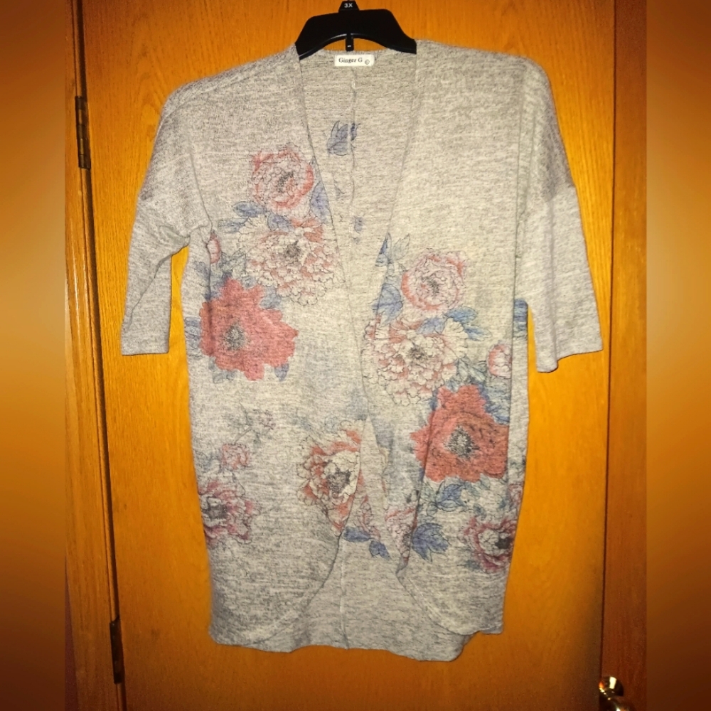 Women's size large,  Ginger G cardigan sweater